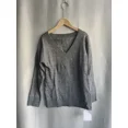 thumbnail image 3 of Suéteres de punto con cuello en V vintage de moda para mujer, suéteres nuevos de principios de otoño 2024 para mujer, suéteres de manga larga ajustados grunge Y2k, 3 of 5