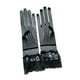 thumbnail image 5 of Guantes cortos de encaje para mujer, transparentes, elegantes, para boda, formales, fiesta de té, disfraz de princesa, novia, graduación, ópera Negro, 5 of 8