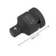 thumbnail image 2 of 2 Pcs 3/4" Drive (F) x 1/2" (M) Reductor de enchufe de impacto para llave de trinquete, hembra a macho, Cr-Mo, 2 of 3