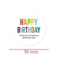 thumbnail image 4 of 1 Roll Happy Birthday Sealing Stickers Self-adhesive Gift Wrapping Stickers, 4 of 9