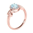 thumbnail image 2 of AoneJewelry 10K Solid Rose, White & Yellow Gold 1.40 Carat Gemstone Diamond Ring, 2 of 5