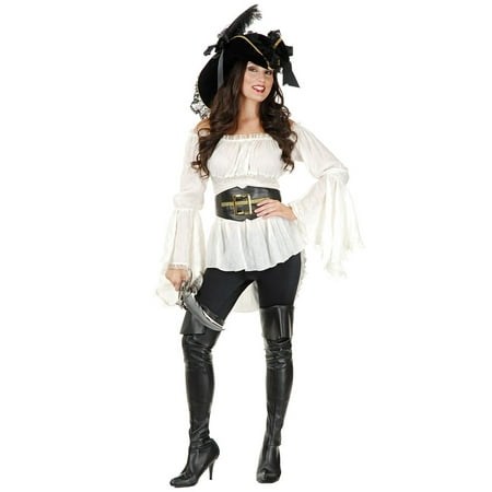 Women's Pirate Lady Vixen Blouse Costume