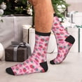 thumbnail image 7 of KLL Haear Strawberry Print Cool Socks Men's Women's Crew Socks Funny Crazy Novelty Stockings, 7 of 7