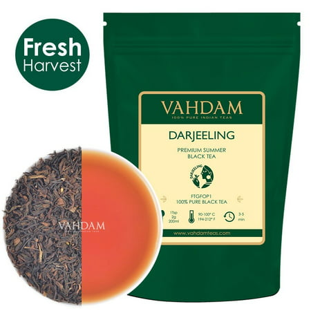 VAHDAM, Daily Darjeeling Black Tea, Loose Leaf Darjeeling Tea,