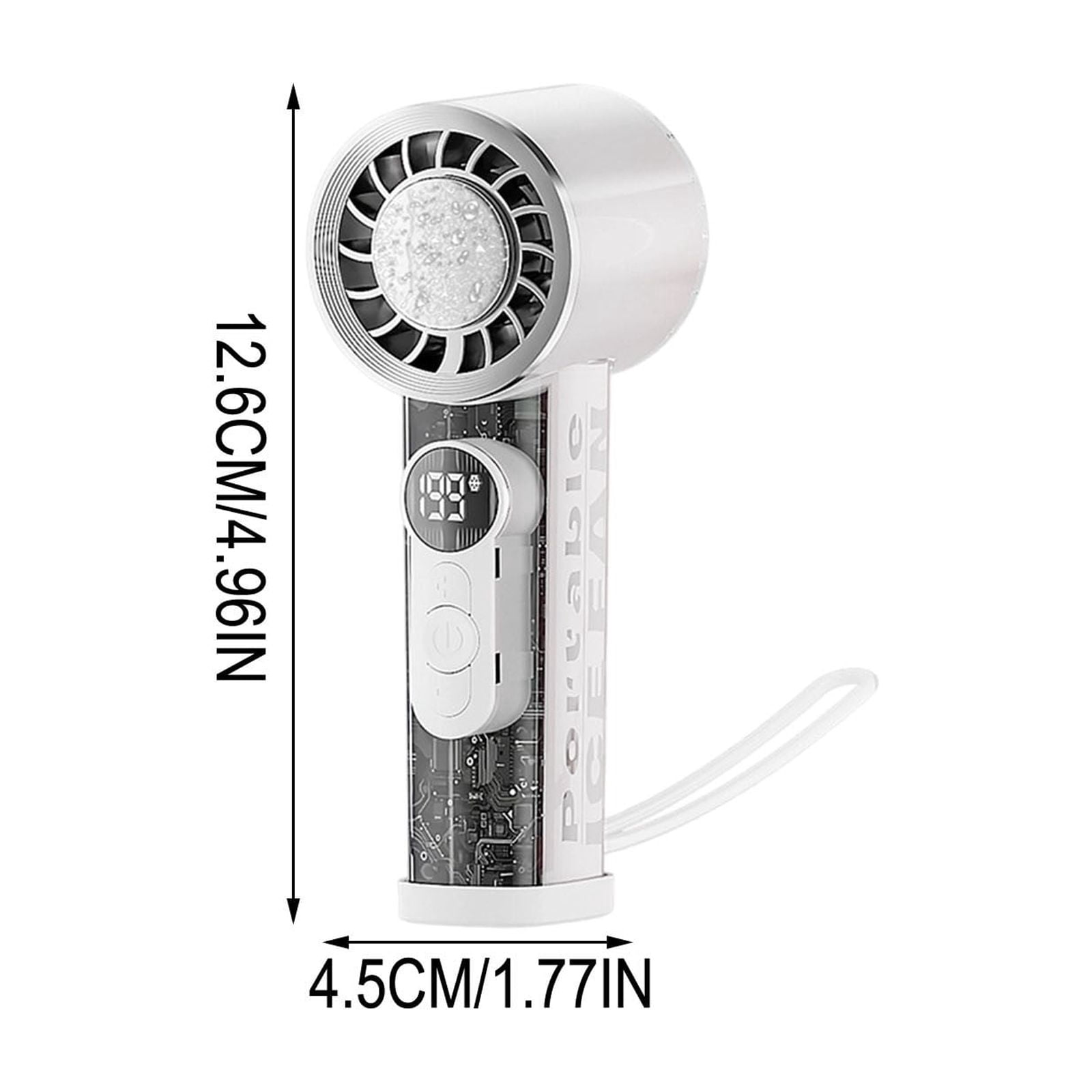 Desktop Air Cooler Fan With Spray Mist Cooling System 6 Speed Digital Display Oscillating Fan Ice Cooling Large Water Tank Strong Wind Rapid Cooling Relief, For Home Office Bedroom Summer Use