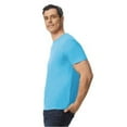 thumbnail image 5 of Gildan Men's Softstyle Lightweight Cotton T-Shirt, Modern Classic Fit Crewneck Tee, Baby Blue, L, 5 of 5