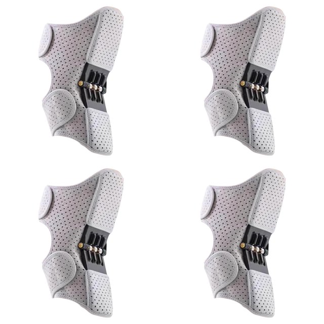 YWIYIUD 4PCS Knee Assistive Device, Knee Protection Booster, KneeBooster Brace Joint Support Spring Stabilizer, Adjustable Spring KneeBrace for ReducesPressure Joint