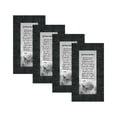 thumbnail image 3 of Picture Frame Set, 4 Piece Customizable Gallery Multi pack, 4-4x10, for Tabletop or Wall Display, 3 of 6