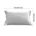 thumbnail image 3 of Velvet Pillowcase for Hair and Skin, Brushed Microfiber Standard Size, Cooling Wrinkle Resistant Bedding, Non Slip Hypoallergenic Pillow Cover for Adults, 3 of 6