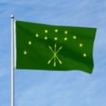thumbnail image 2 of Aihccy Circassian Flag with Brass Grommets Size - 3x5Ft, 2 of 3