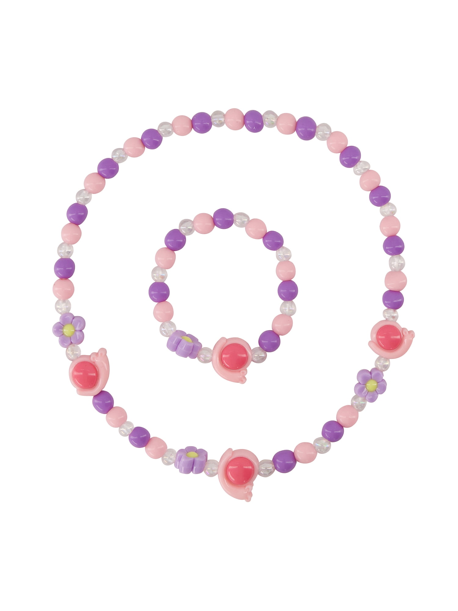 Claire's Necklace/Bracelet Set - Snail, 2pcs