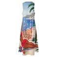 thumbnail image 4 of 19 France Visit La Cote D'Azur Travel Poster Long Dress dresses korean style beach dress Dress, 4 of 6