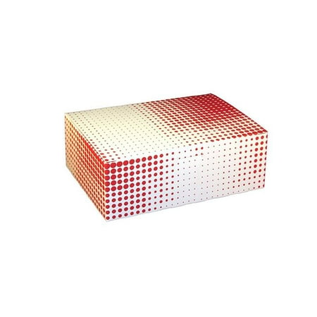 Specialty Quality Packagi 3503 PE 7 x 5 x 2.5 in. Plaid Small Tuck Top Snack Chicken Box, Red - Pack of