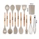 thumbnail image 2 of Juego de Utensilios de Cocina | Kit 12 Piezas de Cocina | Set de Instrumentos de Silicona | Mango de Madera Resistentes | Herramientas de Cocina Multifuncionales, 2 of 5