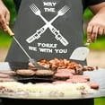 thumbnail image 2 of Cooking Aprons for Men Women, Kitchen Chef Apron, BBQ Grilling Gifts for Husband Dad, 2 of 5