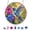 C, variant on 7.4 Inch 83-Piece Acrylic Jigsaw Puzzle Hanging Decoration – Stained Glass Style Sun Catcher for Window, Garden & Patio, Colorful DIY Art Kit