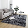 thumbnail image 1 of Shaggy Fluffy Rugs Color Gradient Anti Skid Area Rug Dining Room Carpet Bedroom Floor Mat, 1 of 2