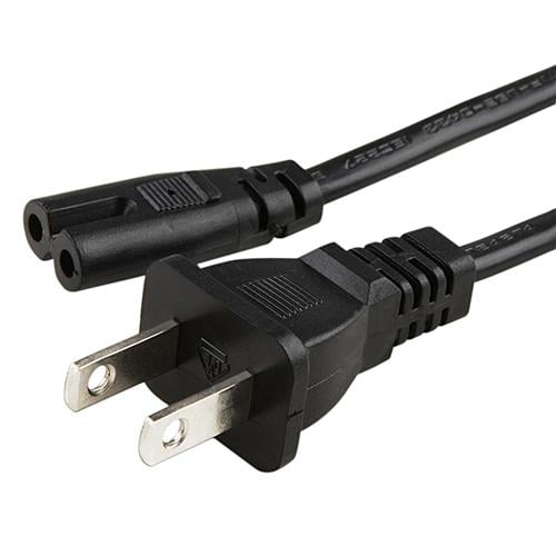 PlayStation 4 Pro Xbox 360 2-Prong 6 Feet Gaming AC Power Cord For Xbox One
