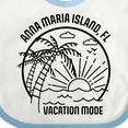 thumbnail image 4 of Inktastic Summer Vacation Mode Anna Maria Island Florida Boys or Girls Baby Bib, 4 of 4
