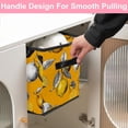 thumbnail image 5 of RATGDN Collapsible Fabric Cube Storage Bin with Double Handles for Living Room Bedroom Office Black - Lemon Juice Fruit, 5 of 7