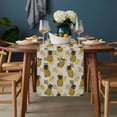 thumbnail image 2 of Summer Pineapple Table Runner - 72 Inch Long, Kitchen Dining Table Runner Dresser Scarves, Retro Country Tropical Plants Fruit Farmhouse Decor for Coffee Tables Wedding Party Banquet, 2 of 8
