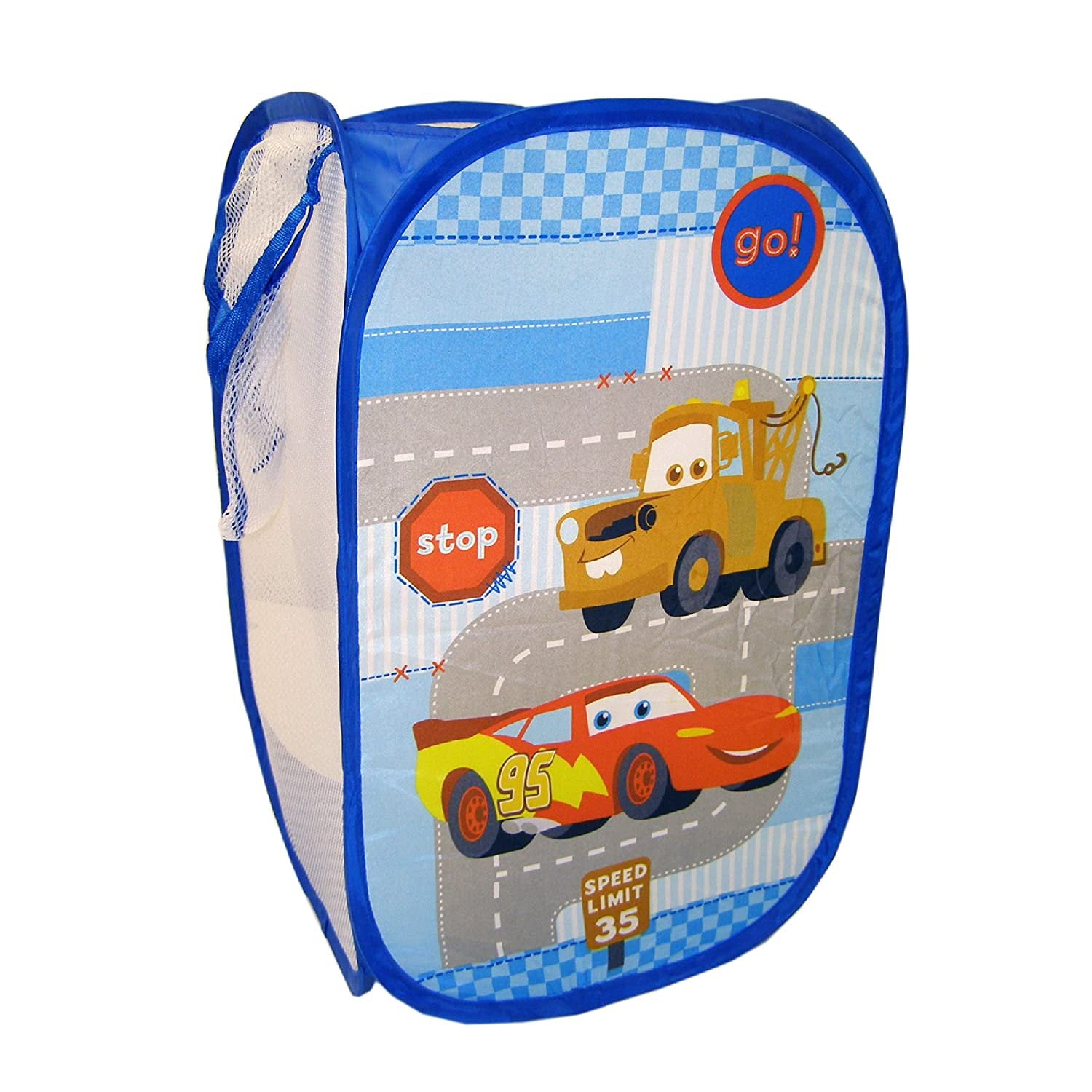 Details about   Disney Cars Frozen Minnie Pop Up Mesh Hamper Laundry Tidy Toy Kids Storage Bag 