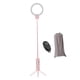 thumbnail image 5 of Anillo de luz para Selfie de 10 "con trípode, soporte para teléfono, multifunción, fácil instalación, luces LED circulares plegables para reuniones, Rosa Hugo Soporte para trípode con luz anular, 5 of 10