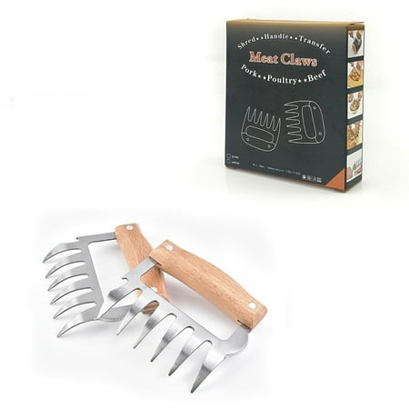 

Kitchen: Meat Mincer Hand Tool Meat Handler Shredder Food Stainless Bbq Pulled Pork for Shredding Handing Carving Food! Big Sale! Chicken Shredder F