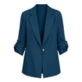 thumbnail image 5 of Byworldtasic Womens Casual Blazers Open Front Long Sleeve Work Office Suit Jackets Blazer, 5 of 9
