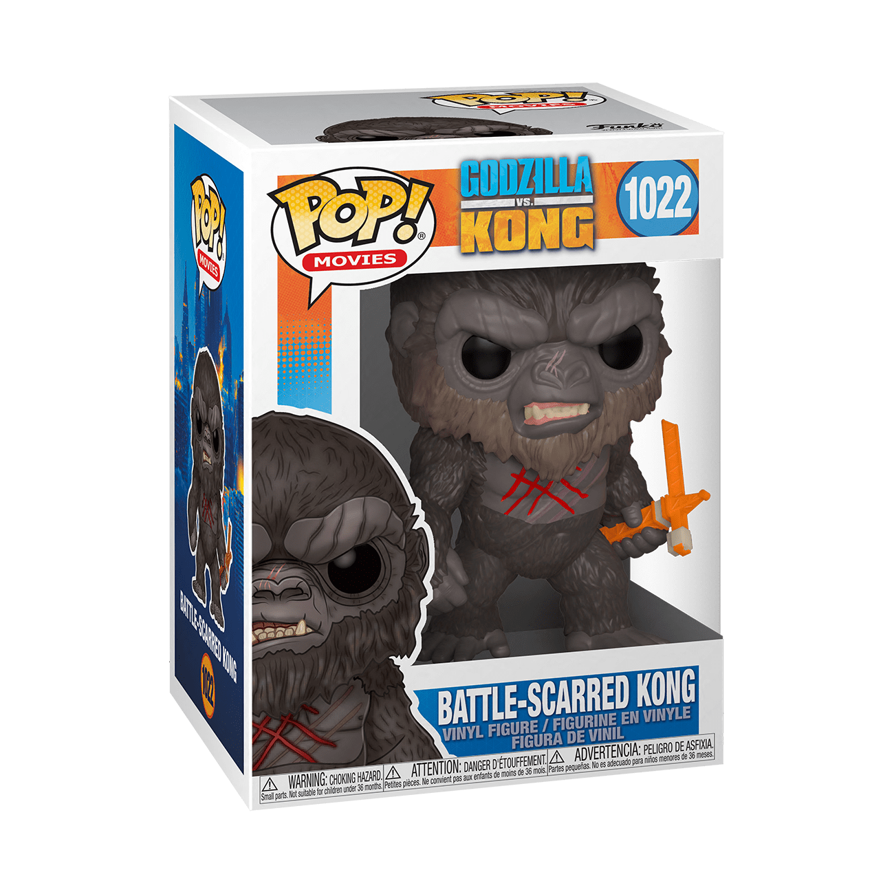 Funko POP! Movies: Godzilla vs. Kong - Battle-Scarred Kong