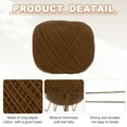 thumbnail image 3 of 164 Yards Size 3 Brown Pearl Cotton Crochet Thread Lace Weight Yarn Tatting Thread for Crocheting Knitting Embroidery Sewing, 3 of 7