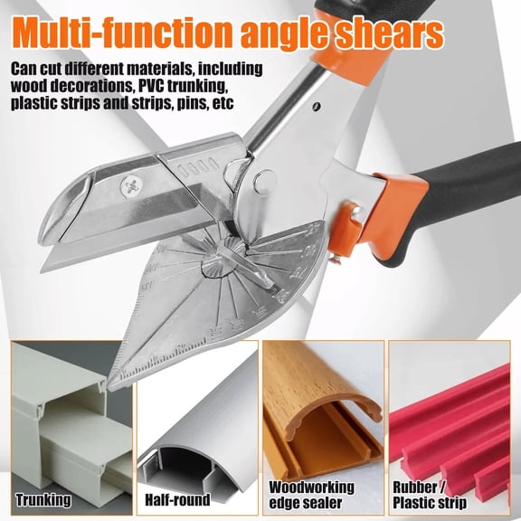 Multi-angle Scissors, Professional 45-135 Degree Angle Shear for Precise Cutting, Durable Multi-function Scissors for Household Tasks, High Precision Cutting Tool for Manual Craft Projects, by UKHCCC