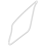 Genuine OE Nissan Weather-Strip On Body - 76922-3KA0A