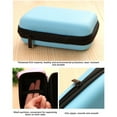 thumbnail image 3 of Seitruly Estuches para auriculares Multifuncional Duro Portátil USB Cable Organizador Bolsas Tarjeta Teléfono Auriculares Estuche Monedero Monedero Carpetas de archivos Azul, 3 of 6