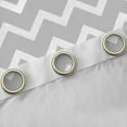 thumbnail image 4 of Feelyou Line Waves Blackout Curtains Set of 2 (52x84 Each), Grey Abstract Window Curtains, 4 of 6