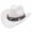 White, variant on Cowboy Hat,Cultural Charm with Traditional Elements Cowgirl Hat for Dance Performances,Versatile Safari Hat for Various Gatherings,White