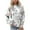 5-White, variant on Giftesty Women's Gradient Color Striped Design Soft Loose Fit Hoodie-Free Fashion Casual Long Sleeve Sweatshirt Top for Daily Wear Outings