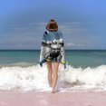 thumbnail image 2 of Caballero Luna Toalla de playa de secado rápido con diseño temático, regalo para mujeres y niñas, ideal para cumpleaños, fans, amantes de la música, uso en la playa o al aire libre, 78 × 160 cm, 2 of 6