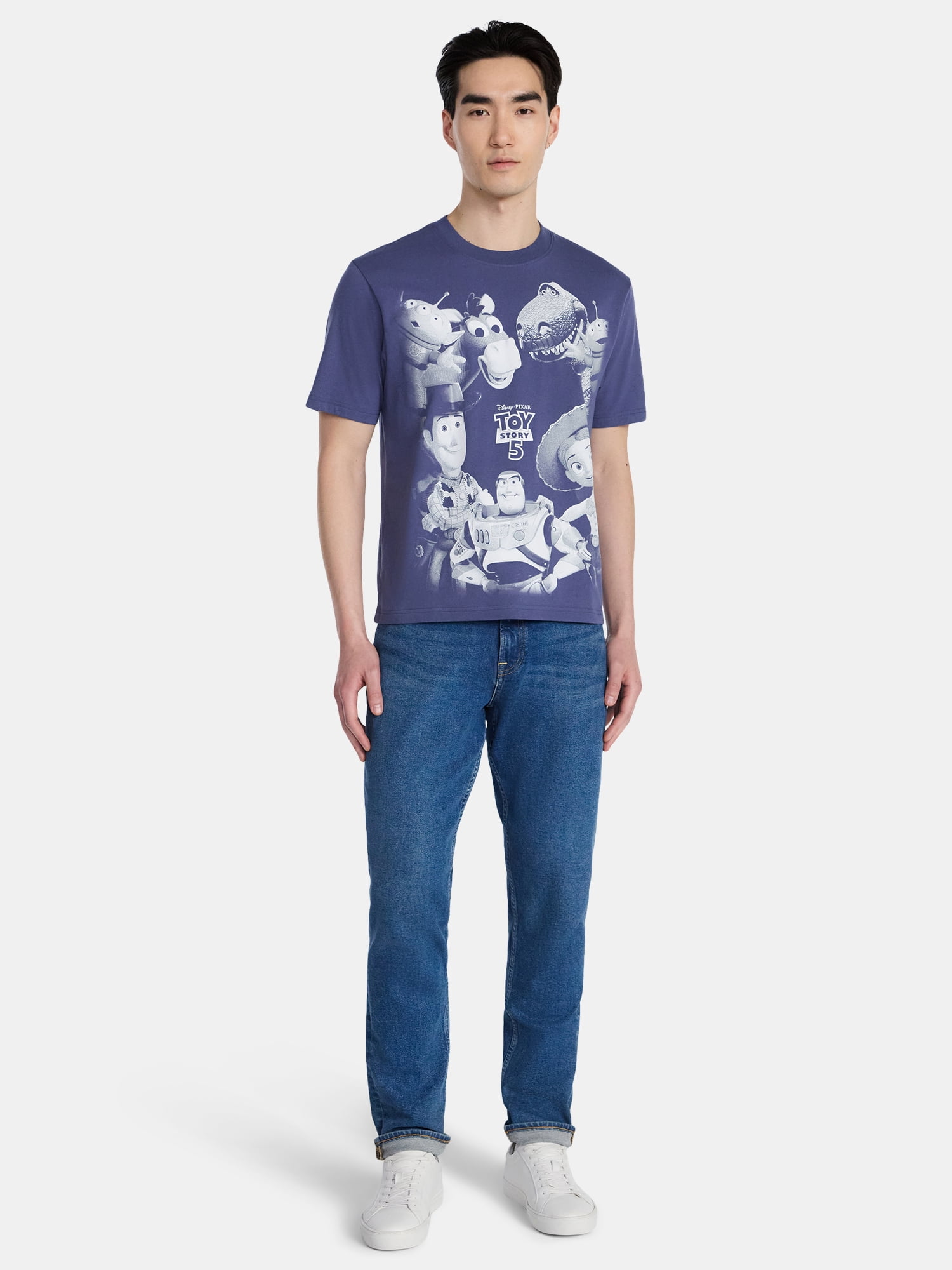 Toy Story 5 Men's and Big Men's Graphic Tee, Sizes XS-3XL