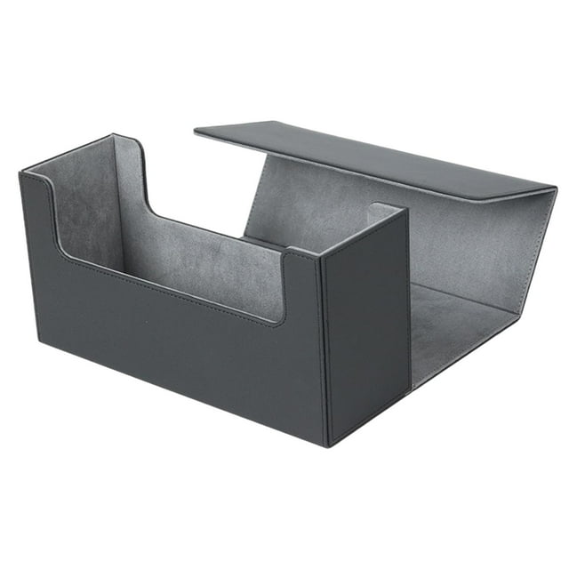 Premium Trading Card Deck Box Organizador Soporte de almacenamiento 36 Case para TCG Negro kusrkot Estuche de baraja de cartas coleccionables