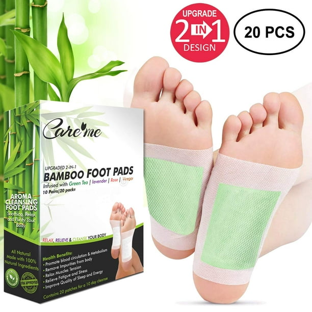 2in1 FDA Approved Foot Detox Patches (20 Pads) for Foot & Body Detox