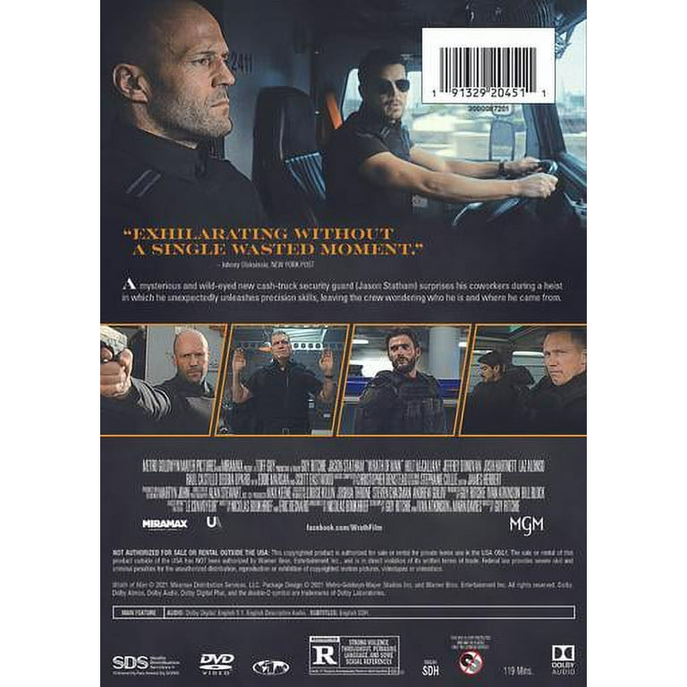 Wrath of Man (DVD + Digital Copy) - Walmart.com