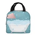 thumbnail image 1 of Disketp Bathtub with Soap Bubbles Bolsa Térmica para Almuerzo para Hombre y Mujer, Ideal para Trabajo, Senderismo y Picnic, 1 of 8