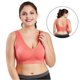 thumbnail image 2 of Sujetador deportivo ultrafino de talla grande para mujer, sin costuras, estilo crop top, color 32, 2 of 5