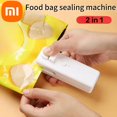 thumbnail image 2 of For Xiaomi Food Bag Sealer Mini Portable Plastic Bags Sealing Machine Thermoplastic Bag Sealants Handheld Food Packaging Heat Sealer (Pink Upgrade), 2 of 7