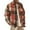 Red #3, variant on Kixjoy Red Fleece Jacket Men Cotton Vintage Plaid Shirts Long Sleeve Baggy Winter Coats Thermal Fashion Lightweight Mens Cardigan, Red L