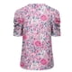thumbnail image 4 of Blusas de Manga Corta para las Mujeres, Blusa de Camiseta Suelta Casual Hecha de Tela Cómoda para Todo el Uso Diario de Temporada, Blusas para las Mujeres Casual, 4 of 9