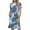 Blue dress for women 2023, variant on up to 60% off Gifts Usmixi Dresses for Women 2023 Business Tie Waist Pocket Slit Tunic Midi Dresses Short Sleeve Round Neck Leopard Print Summer Knee-Length Formal Dress Blue xxl
