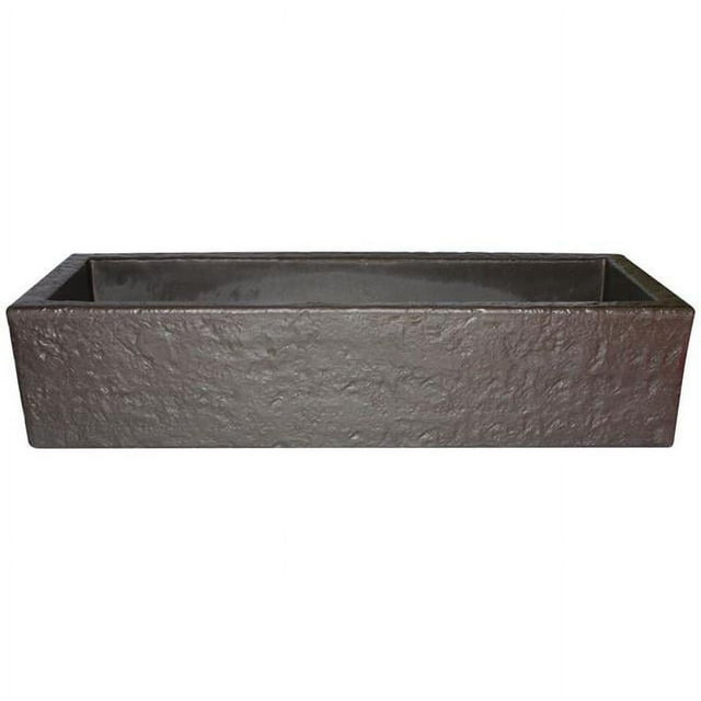 Emsco 92415-1 Jardinière en Résine Imperméable de 38 Po avec Trous de Drainage, Bronze