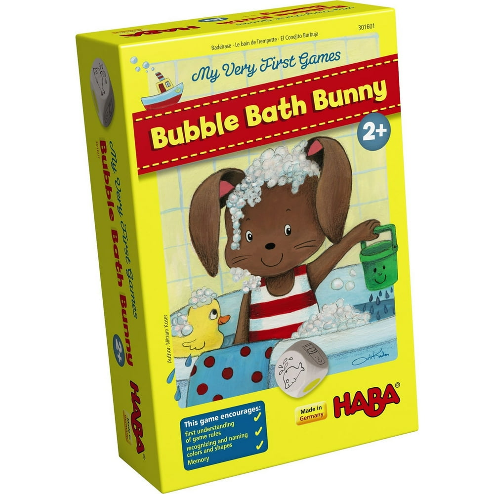 HABA My Very First Games Bubble Bath Bunny Memory & Matching Game (Made in Germany) Walmart